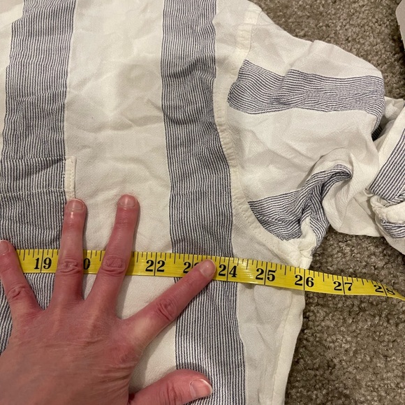 AE linen blend button up shirt - Picture 4 of 7